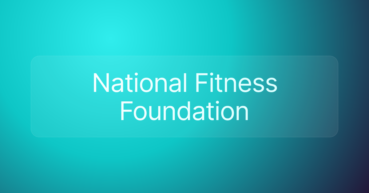 National Fitness Foundation