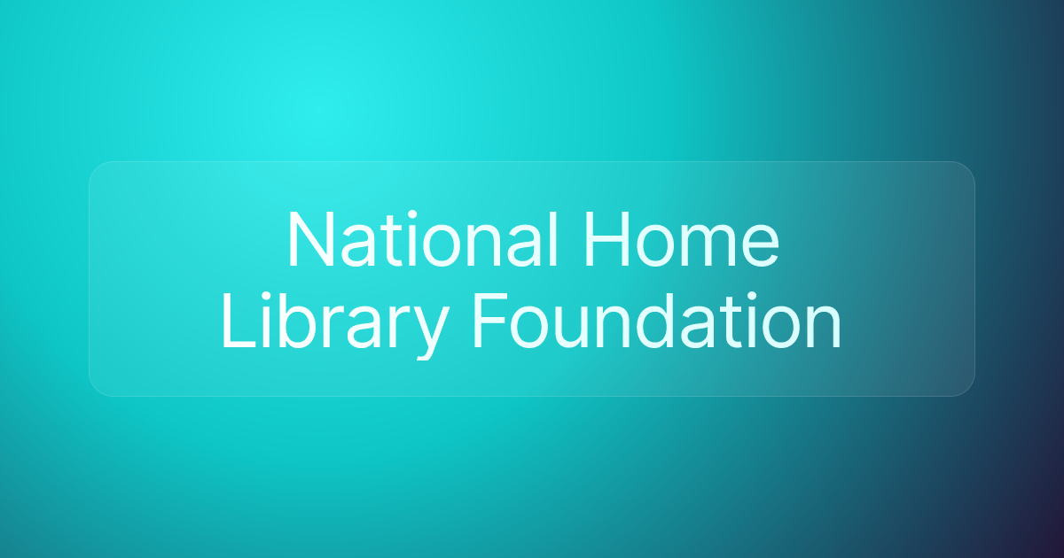 National Home Library Foundation