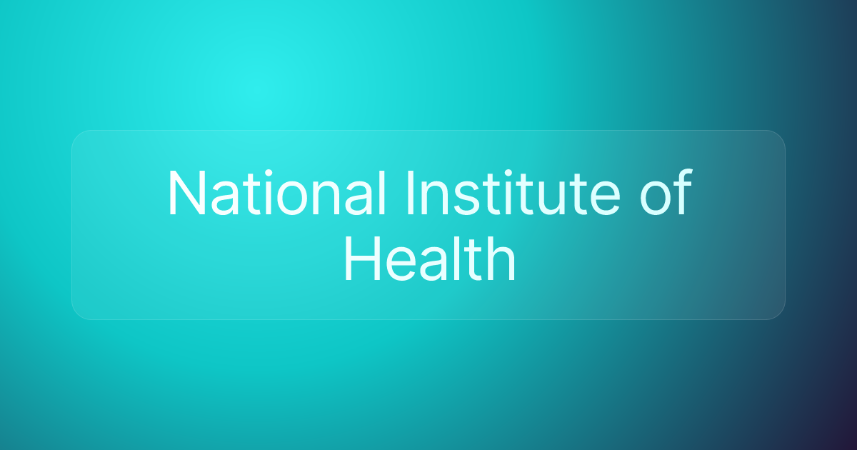National Institute of Health