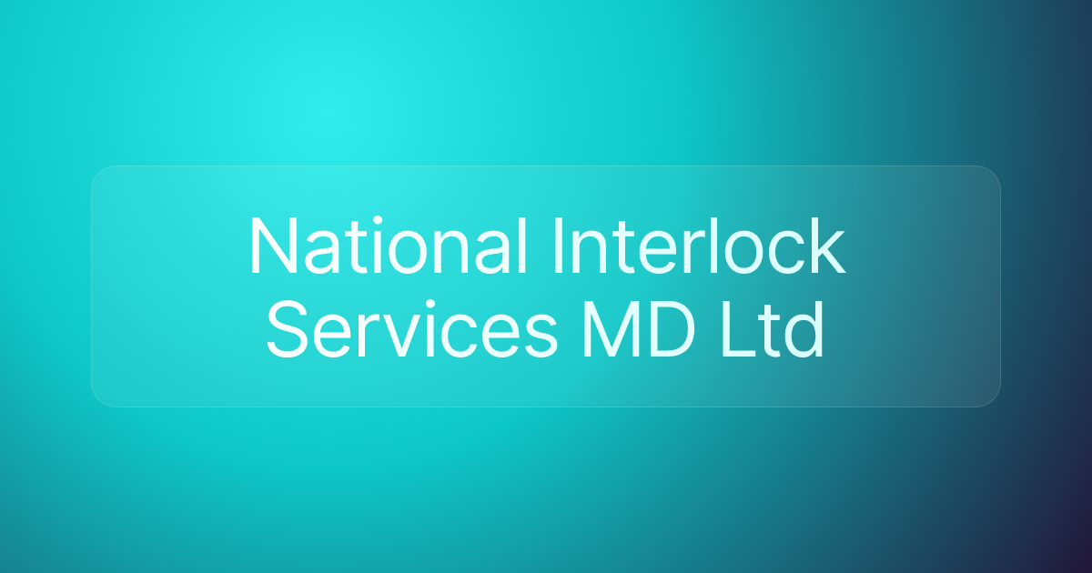 National Interlock Services MD Ltd