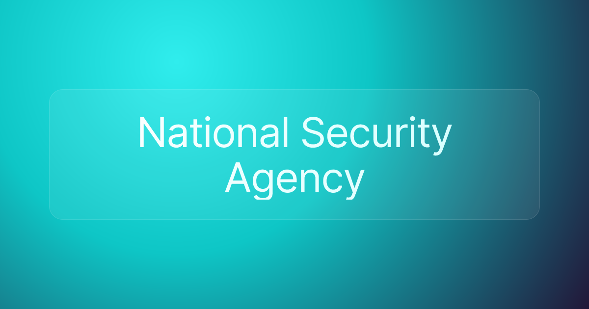 National Security Agency