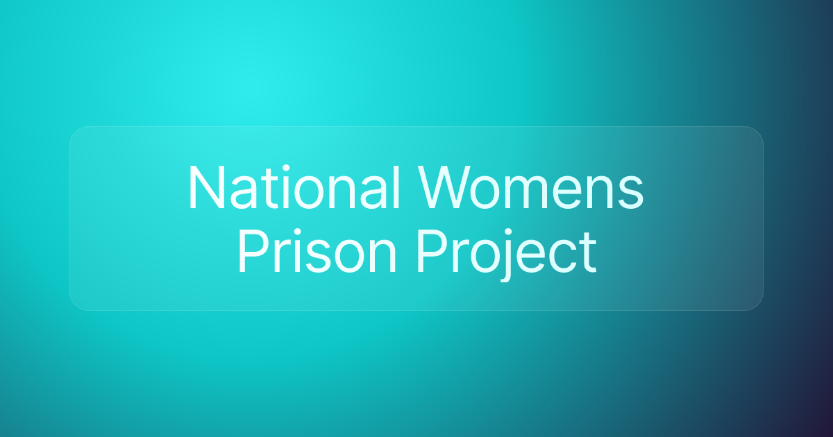National Womens Prison Project