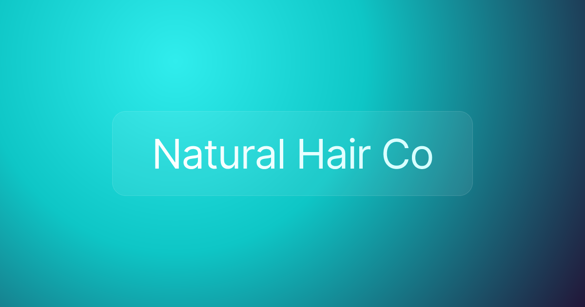 Natural Hair Co