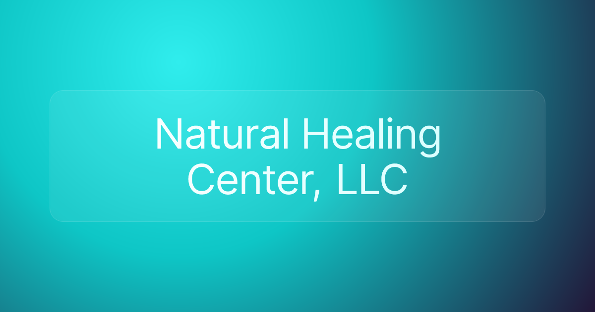 Natural Healing Center, LLC