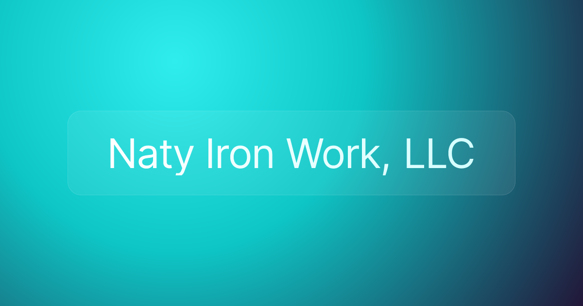 Naty Iron Work, LLC