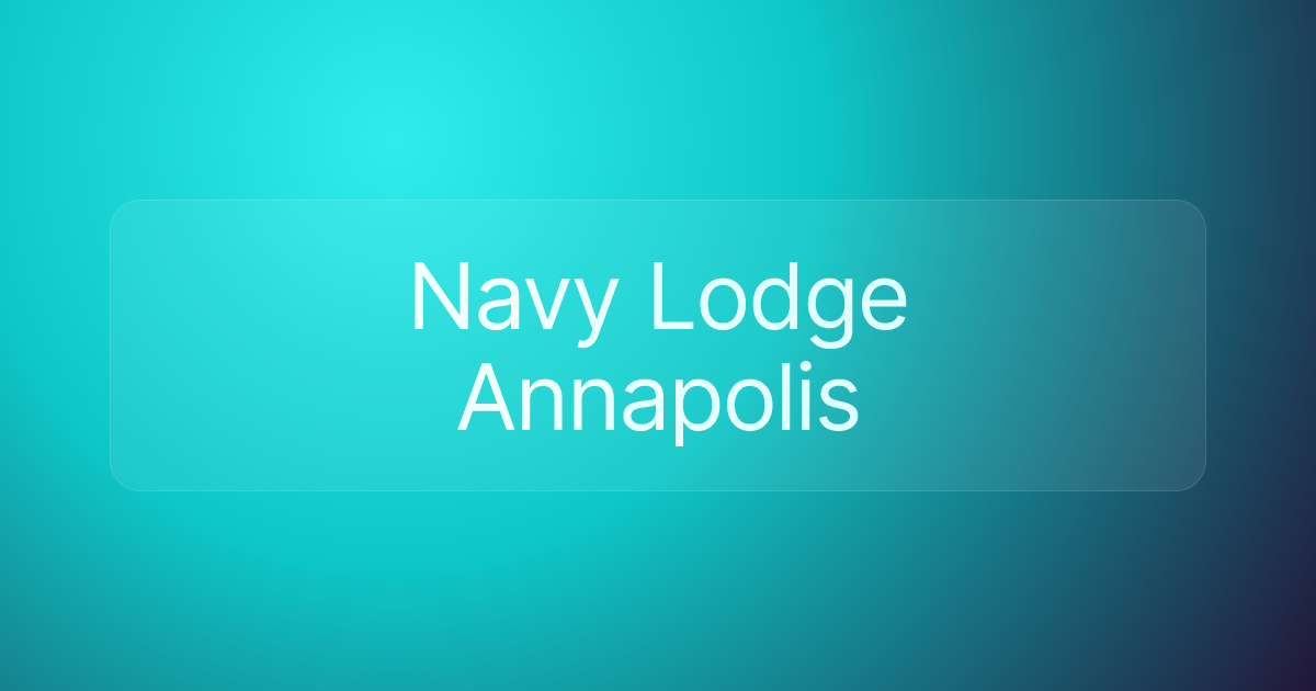 Navy Lodge Annapolis