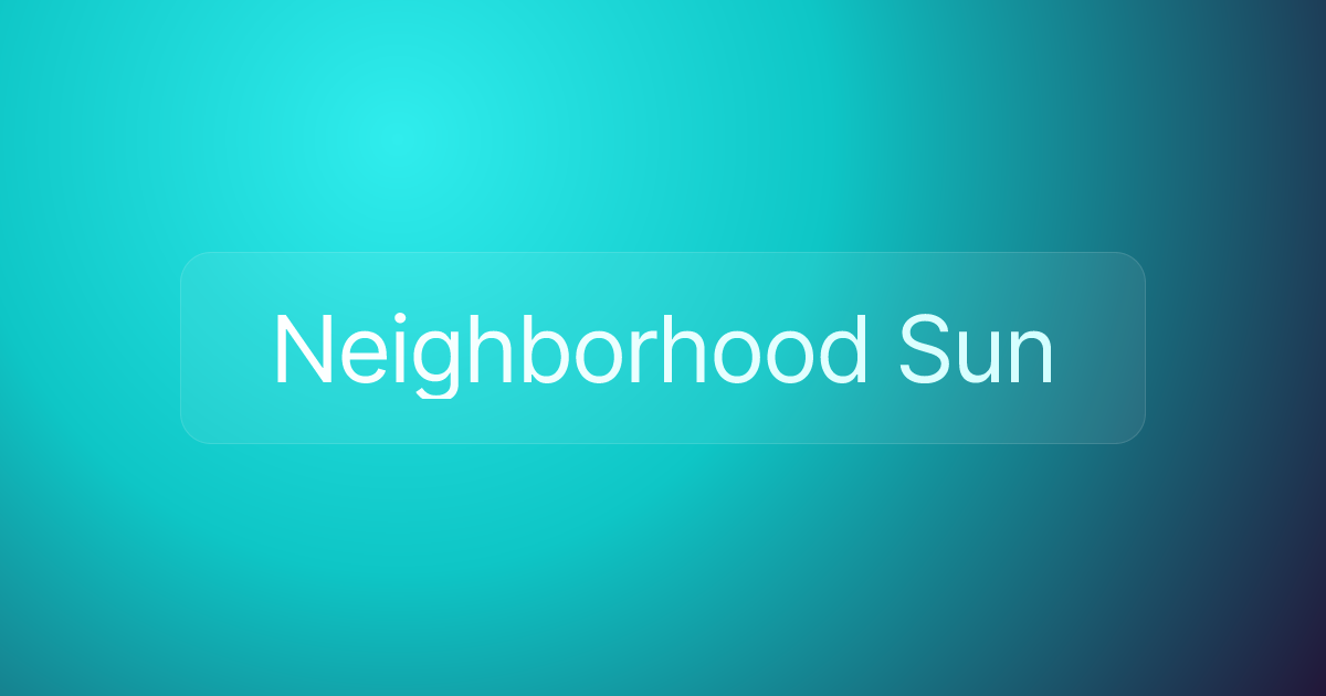Neighborhood Sun