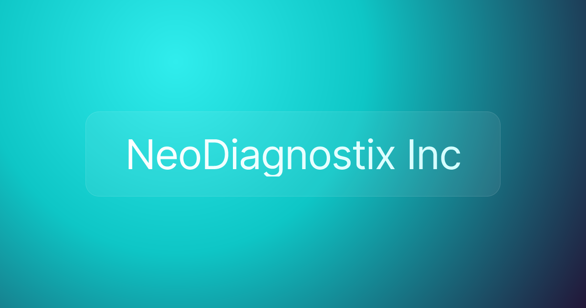 NeoDiagnostix Inc