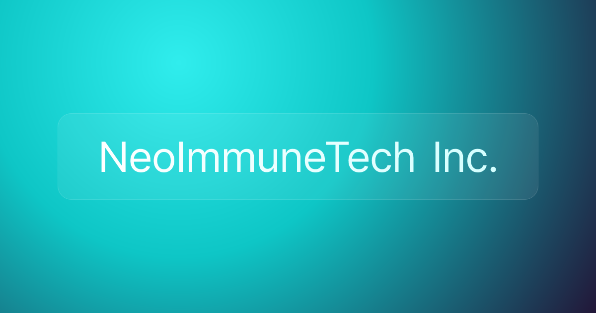 NeoImmuneTech Inc.