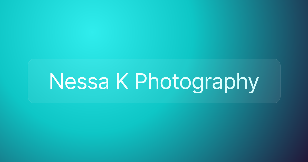 Nessa K Photography