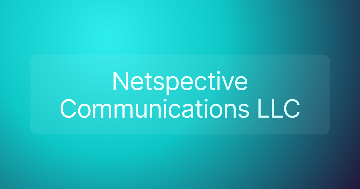 Netspective Communications LLC