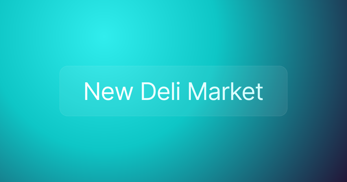 New Deli Market