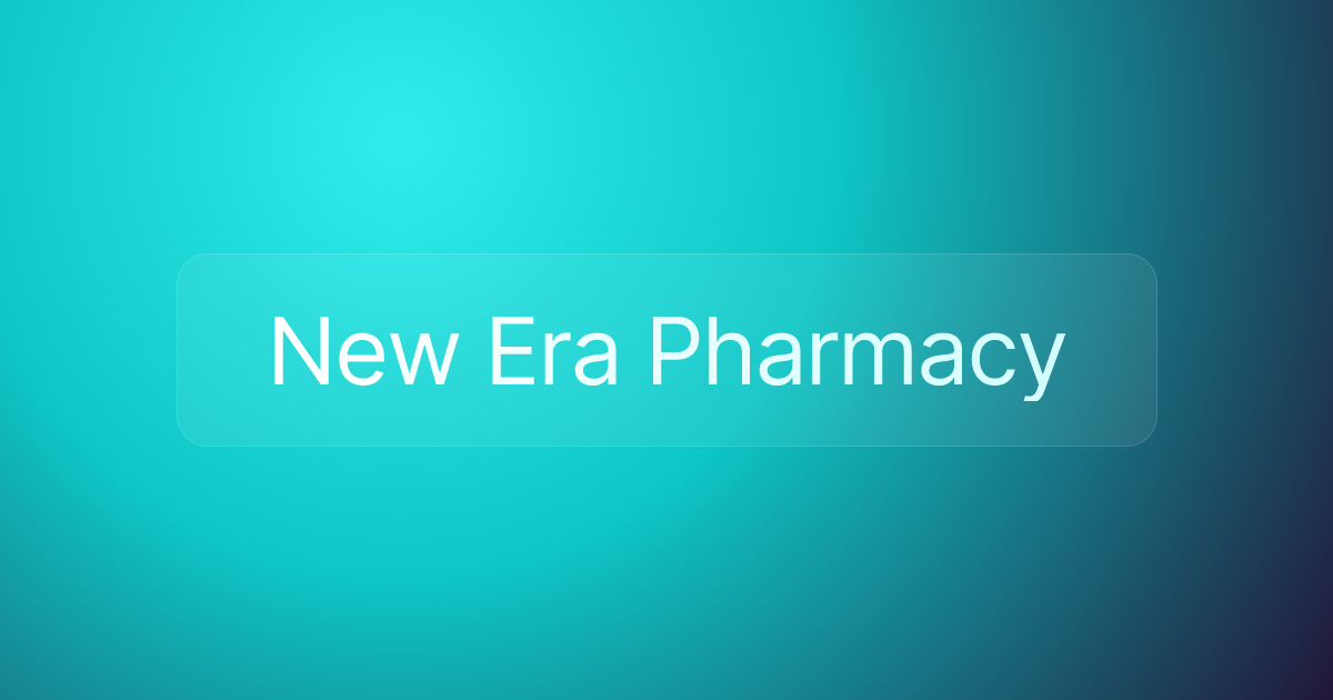 New Era Pharmacy