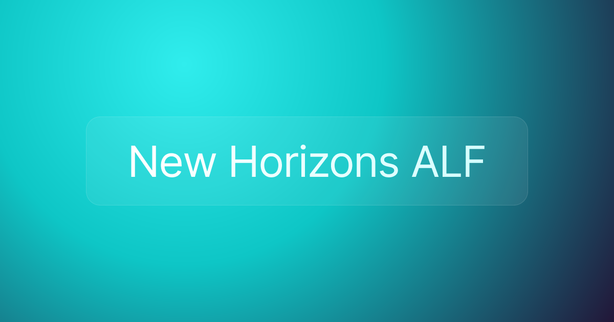 New Horizons ALF