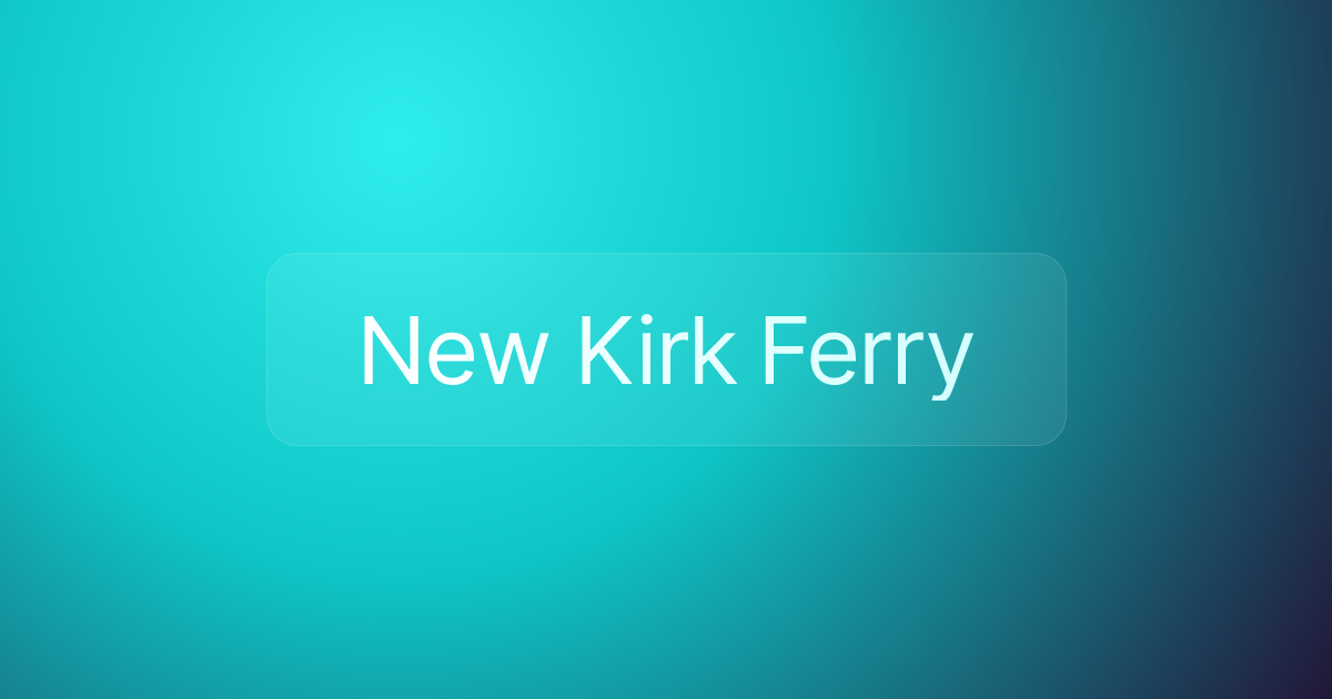 New Kirk Ferry