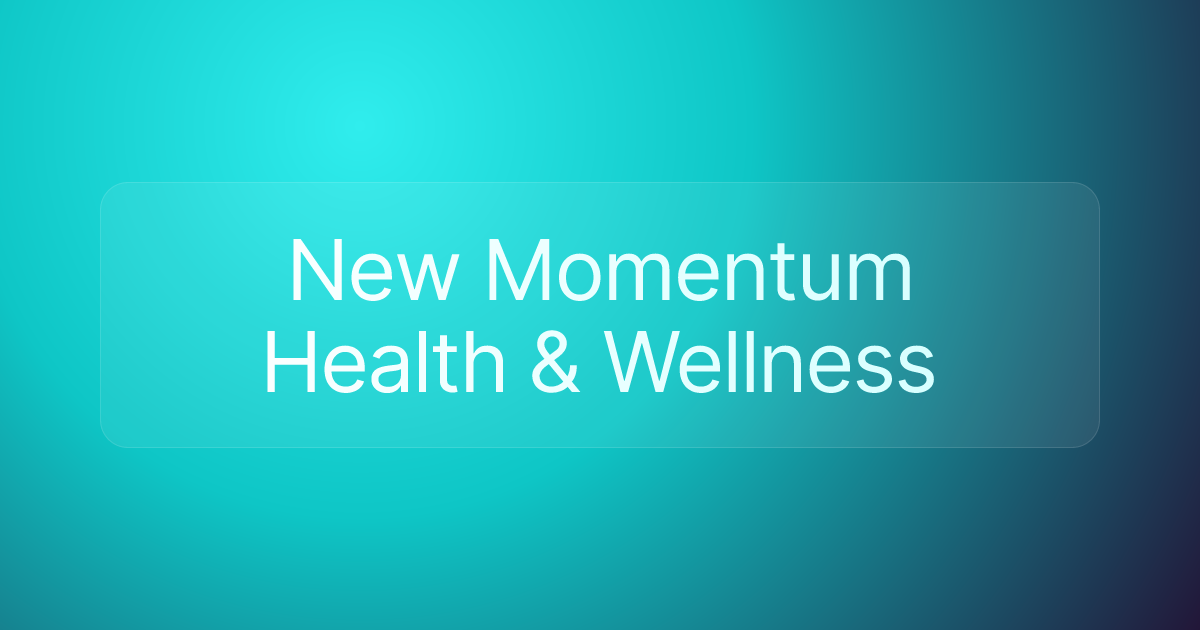 New Momentum Health & Wellness