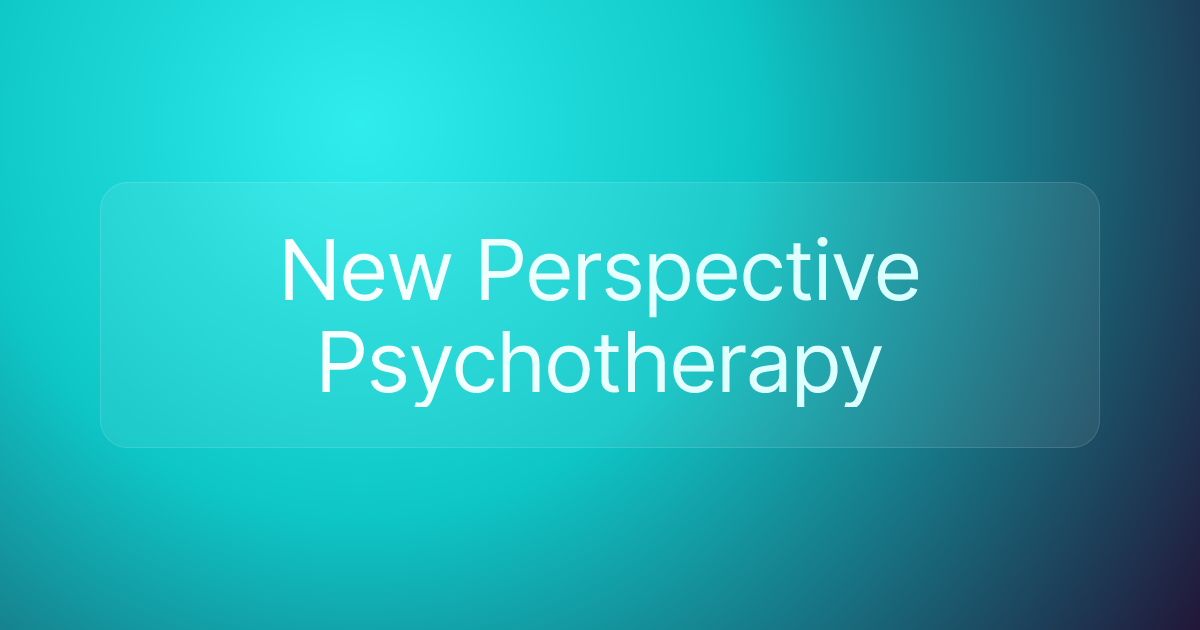 New Perspective Psychotherapy