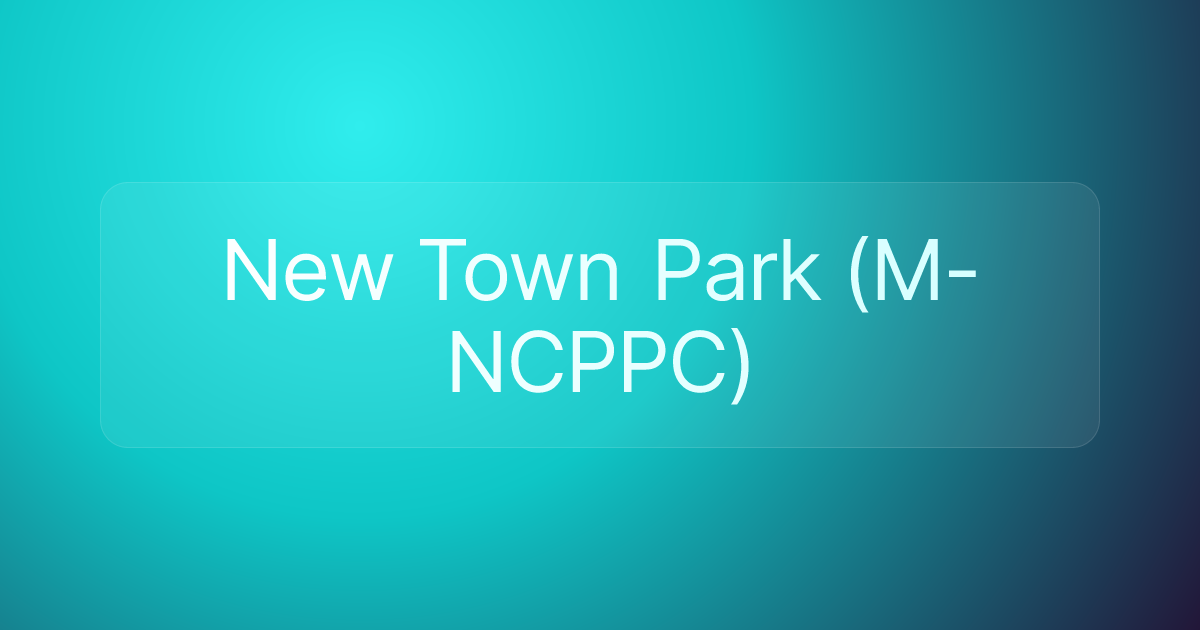New Town Park (M-NCPPC)