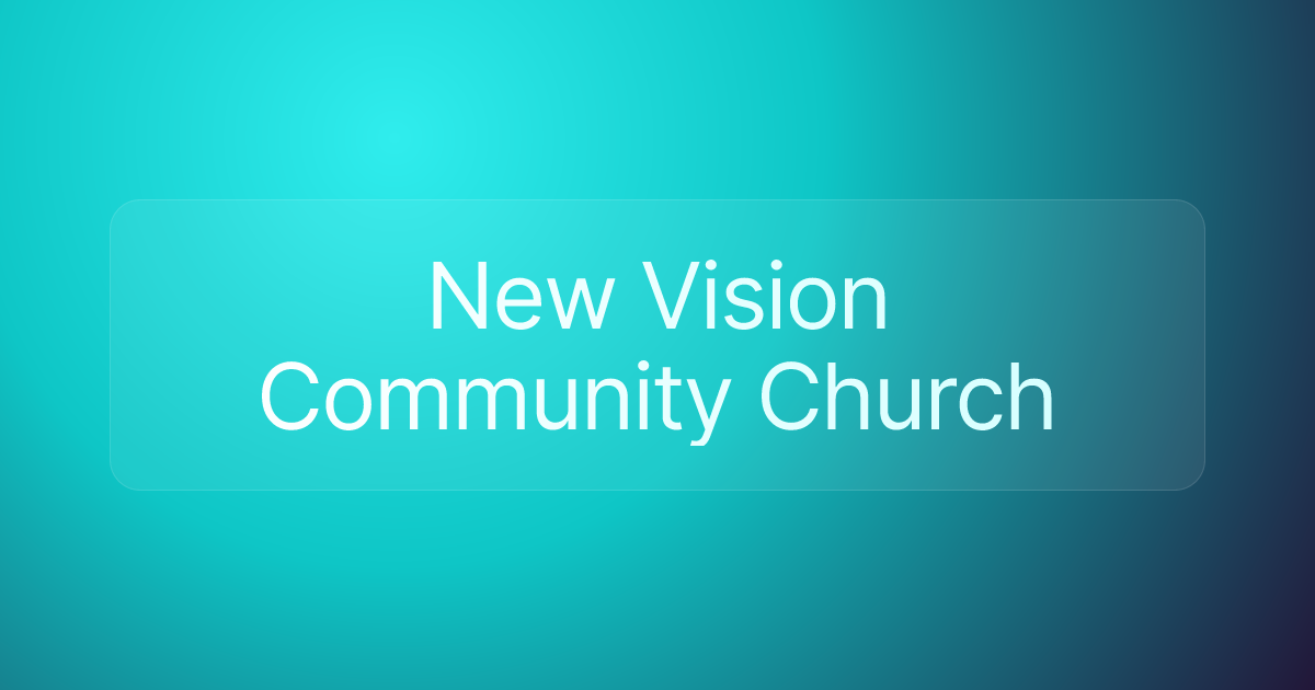New Vision Community Church