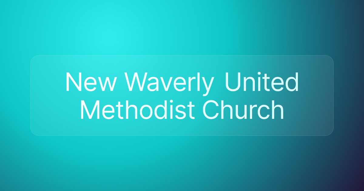 New Waverly United Methodist Church