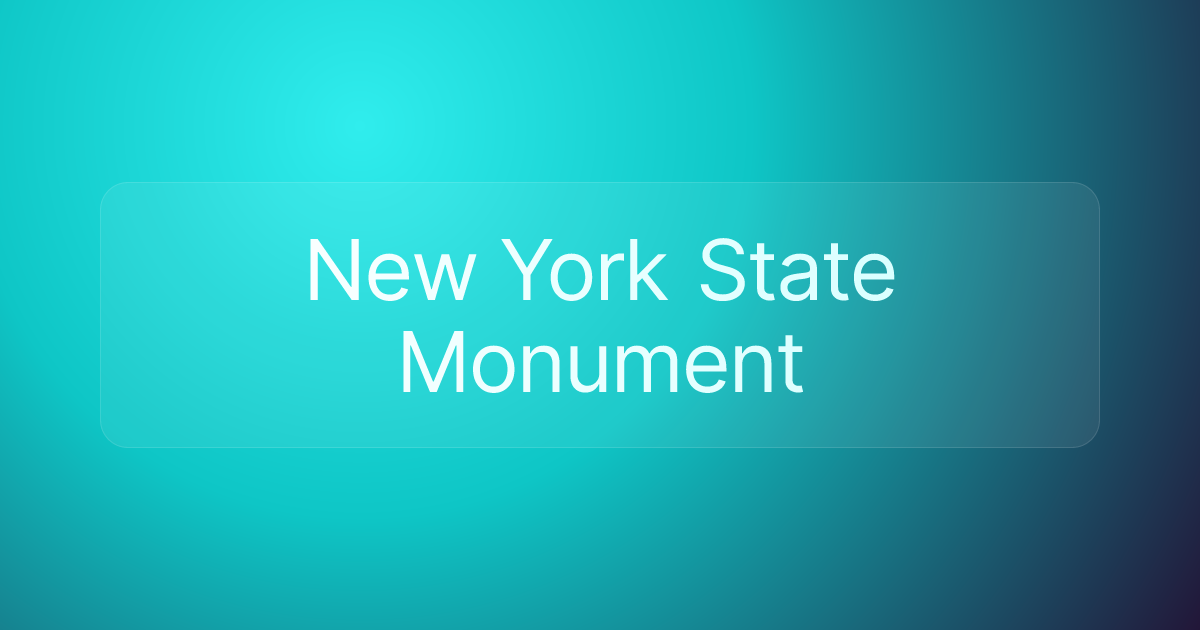 New York State Monument
