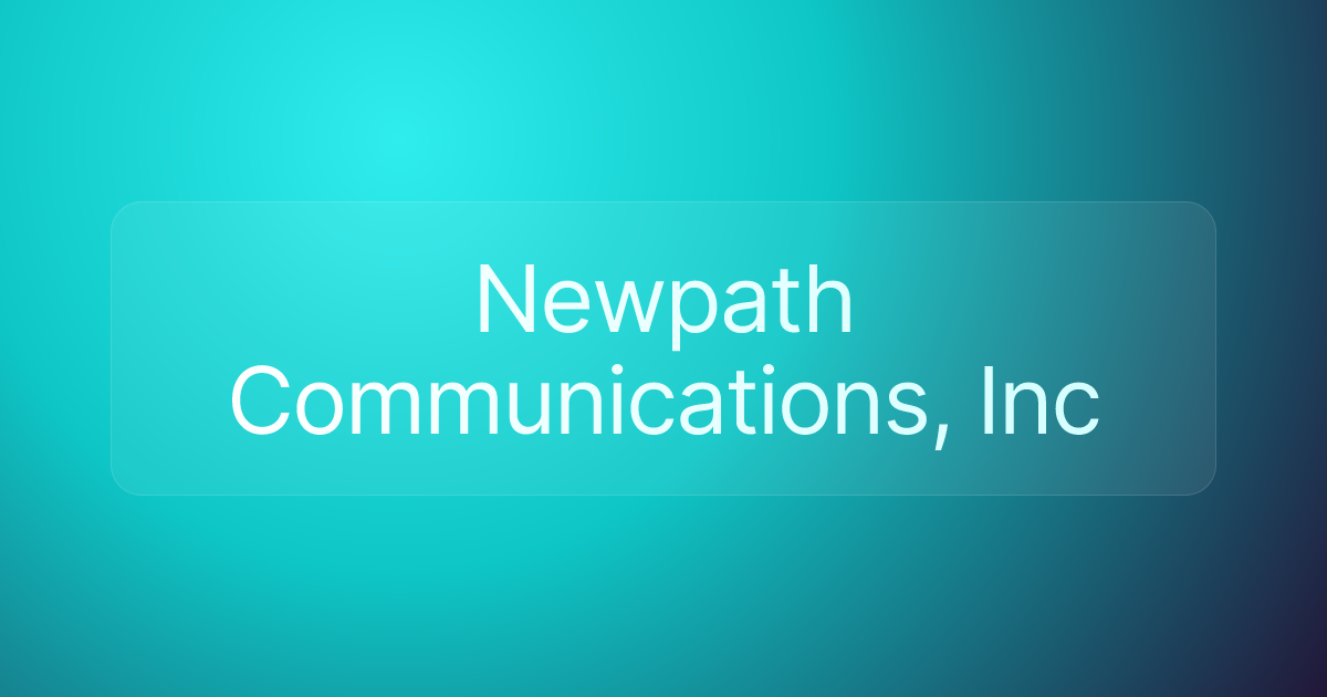 Newpath Communications, Inc
