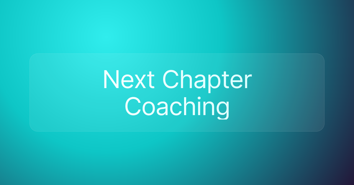 Next Chapter Coaching