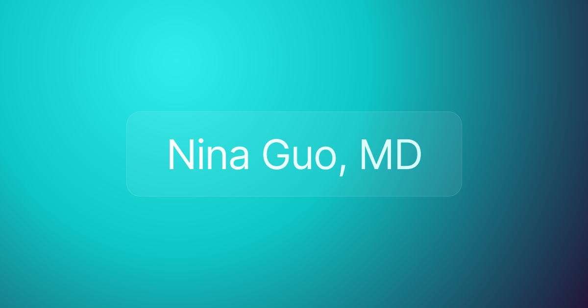 Nina Guo, MD