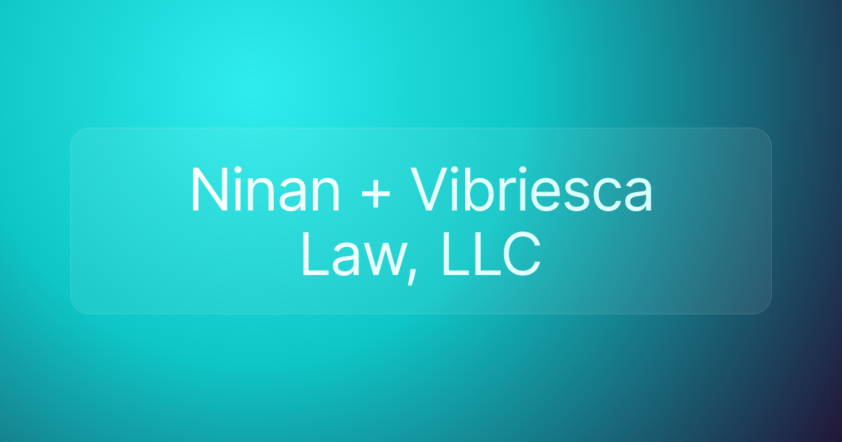 Ninan + Vibriesca Law, LLC