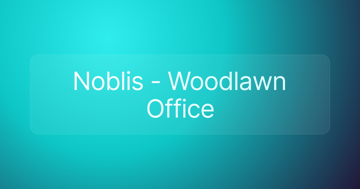 Noblis - Woodlawn Office