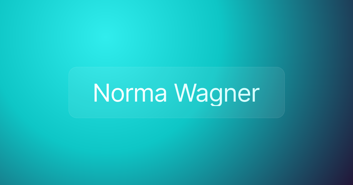 Norma Wagner