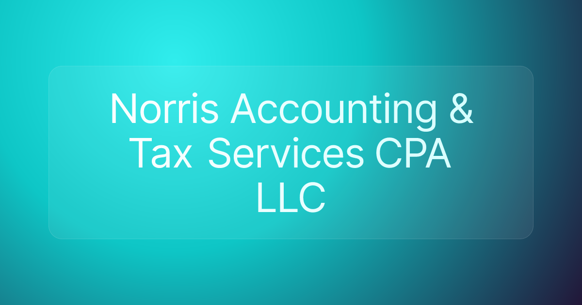 Norris Accounting & Tax Services CPA LLC