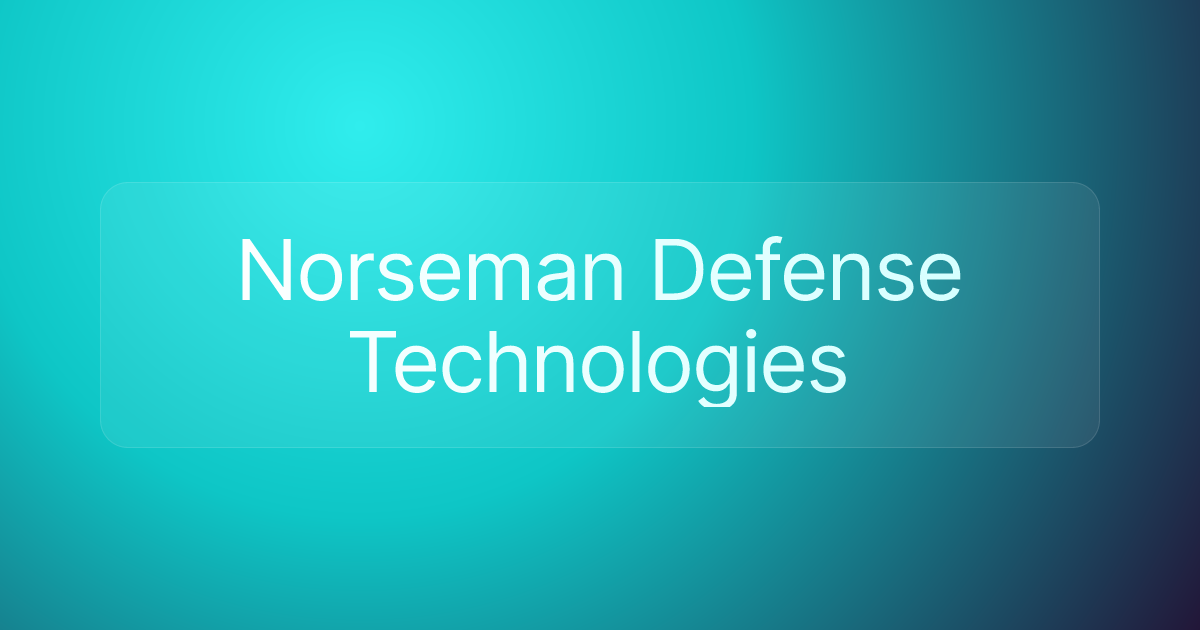 Norseman Defense Technologies