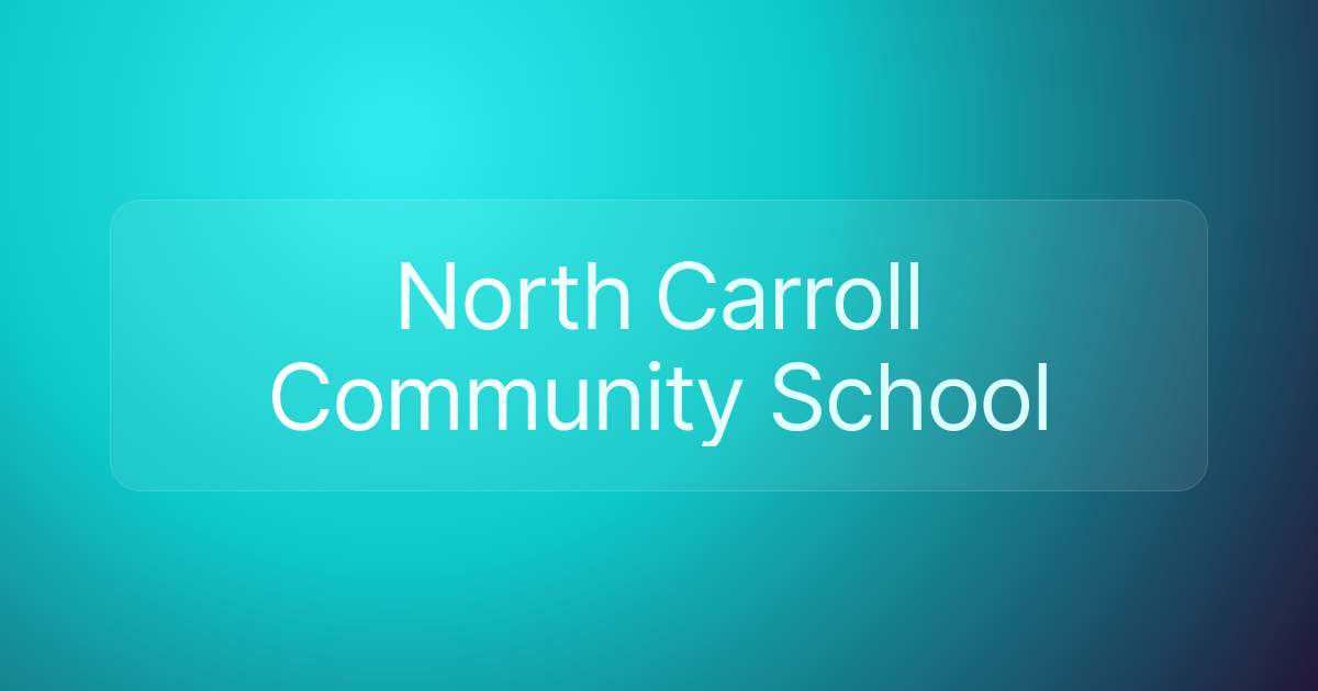 North Carroll Community School