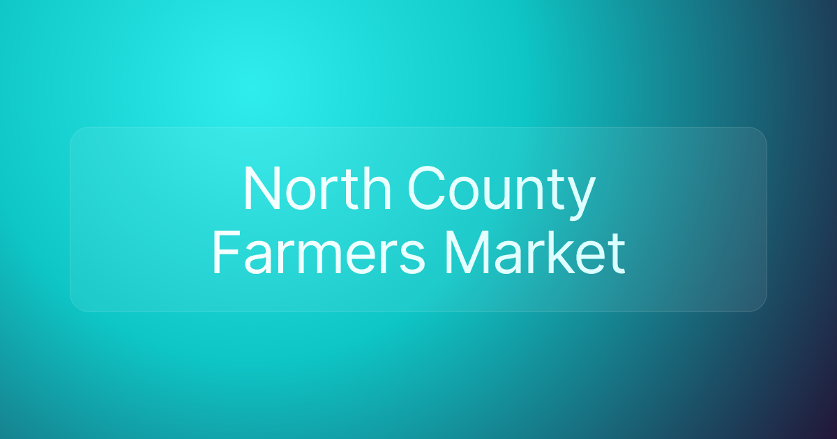 North County Farmers Market