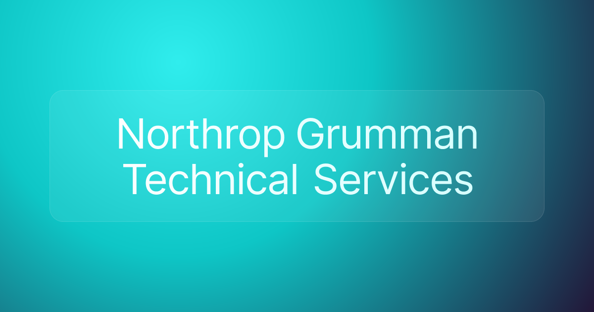 Northrop Grumman Technical Services