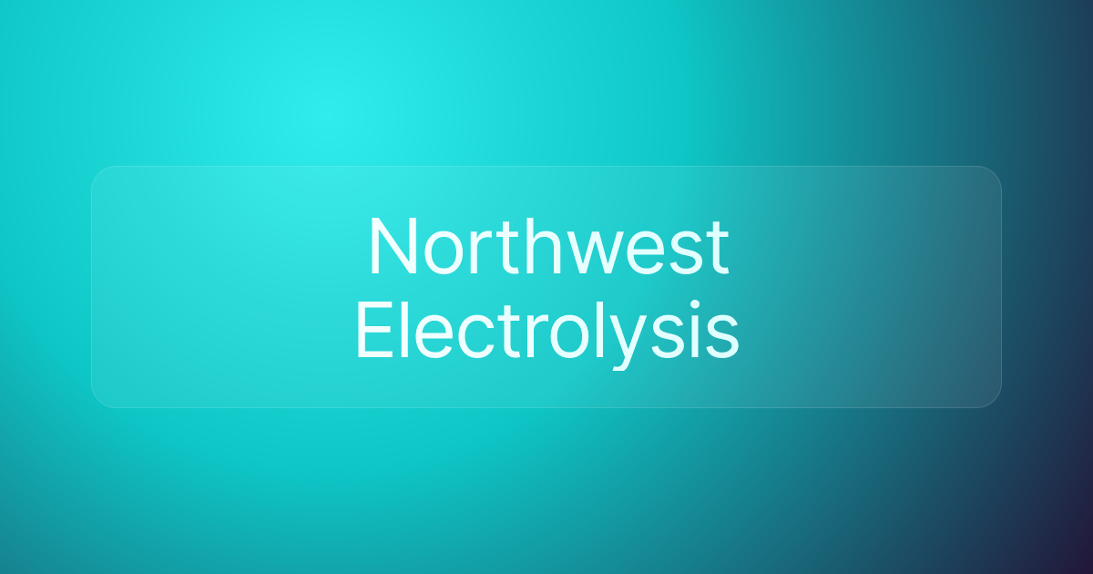 Northwest Electrolysis