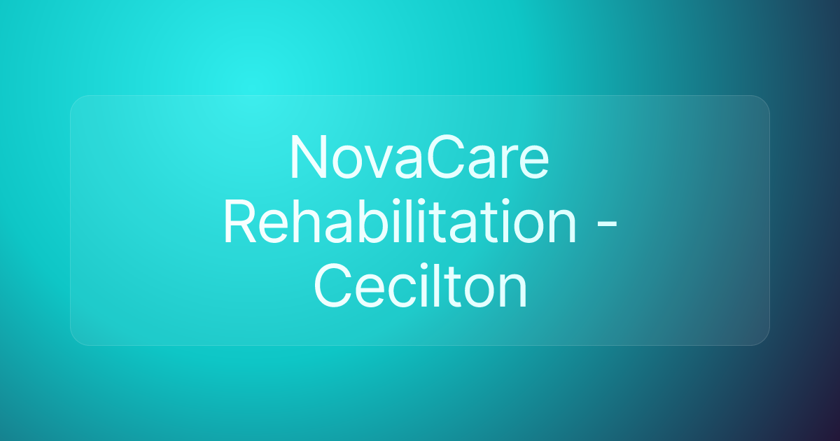 NovaCare Rehabilitation - Cecilton