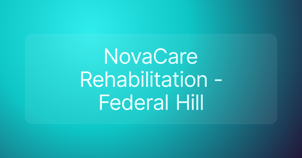 NovaCare Rehabilitation - Federal Hill