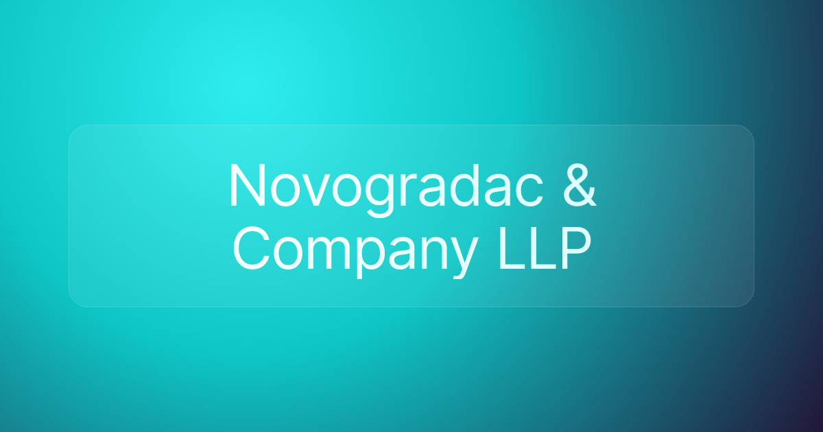 Novogradac & Company LLP