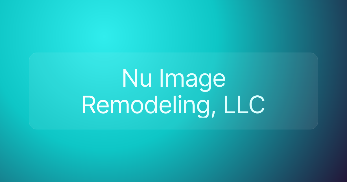 Nu Image Remodeling, LLC