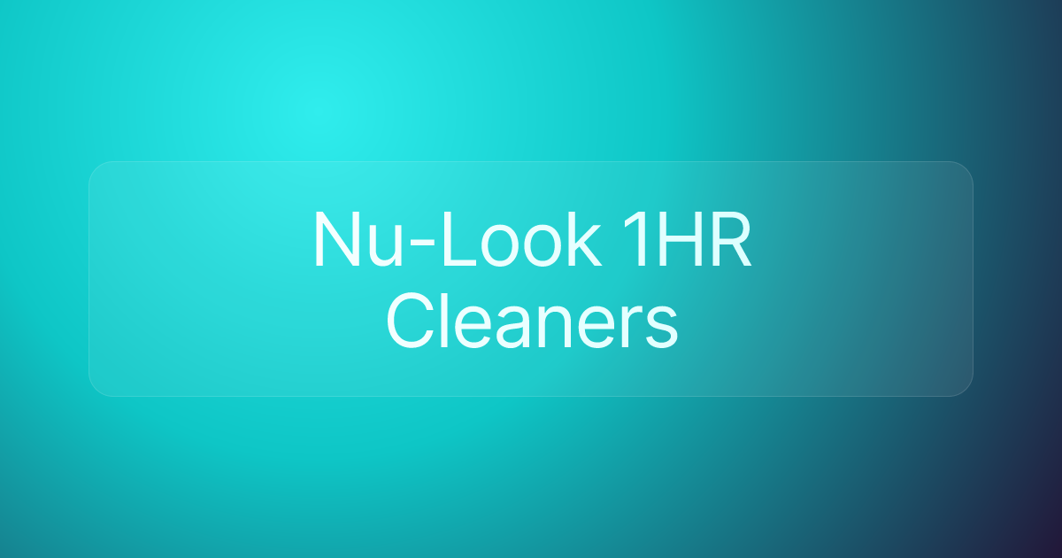 Nu-Look 1HR Cleaners