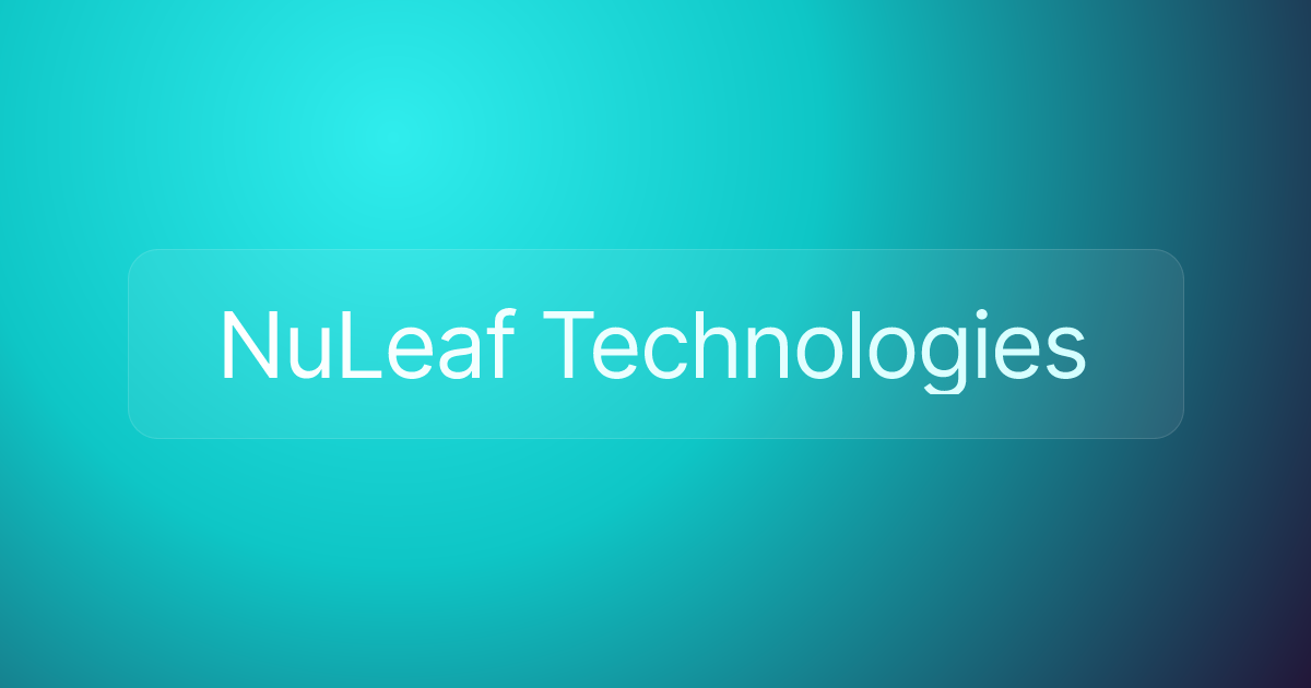 NuLeaf Technologies