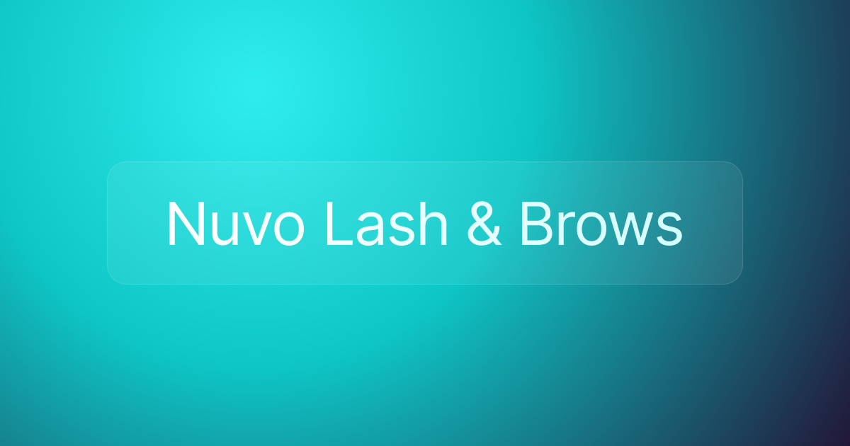 Nuvo Lash & Brows