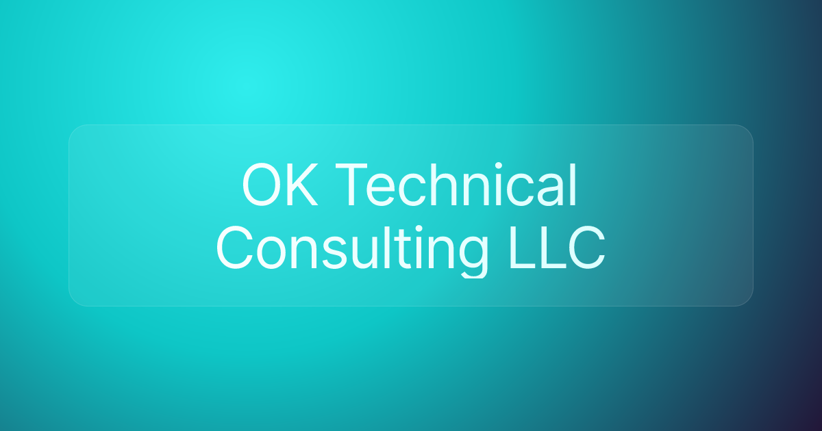 OK Technical Consulting LLC