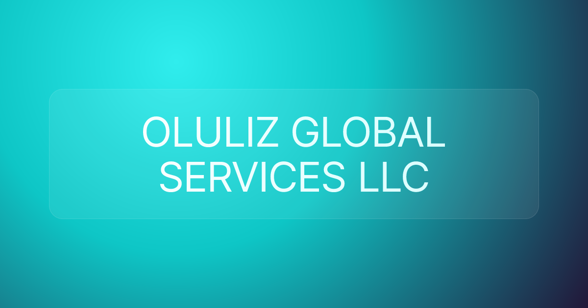 OLULIZ GLOBAL SERVICES LLC