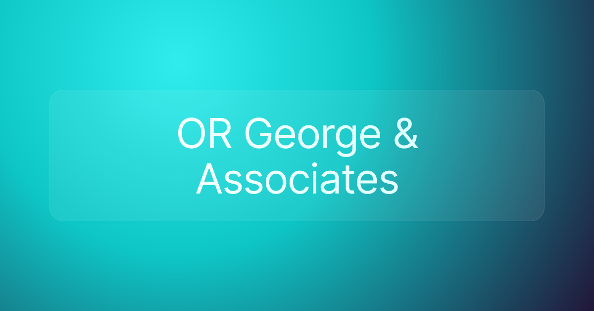 OR George & Associates