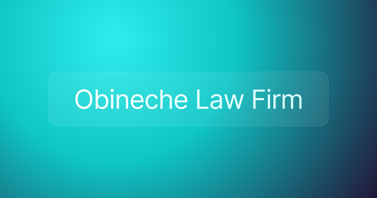 Obineche Law Firm
