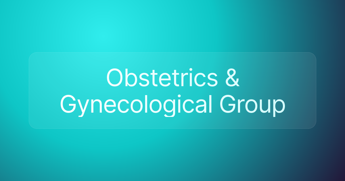 Obstetrics & Gynecological Group