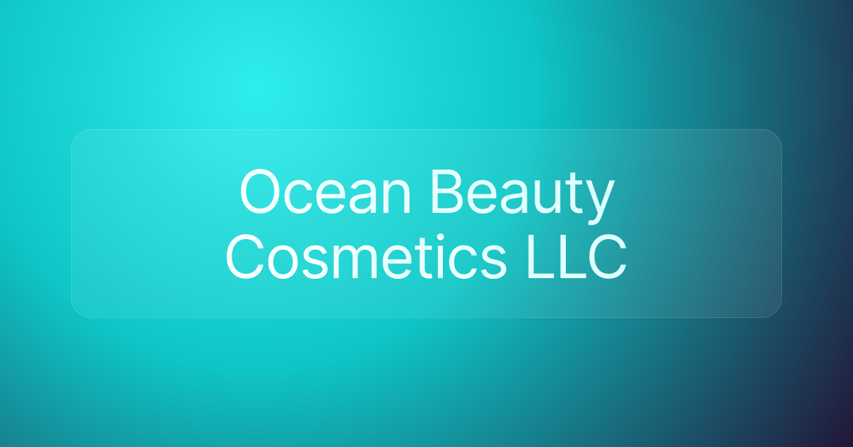 Ocean Beauty Cosmetics LLC